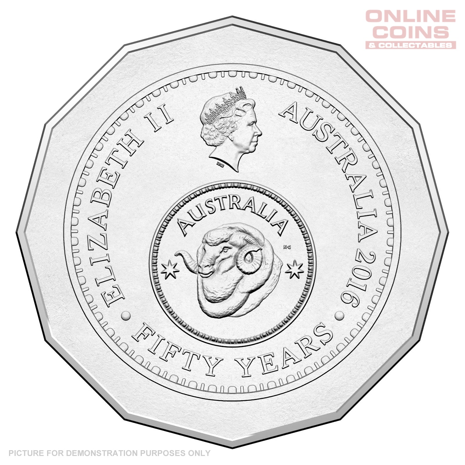 2016 Loose 50c Changeover Uncirculated From Bag